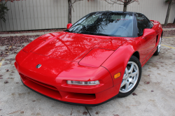 1992 Acura NSX in Formula Red over Black