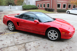 1992 Acura NSX in Formula Red over Black