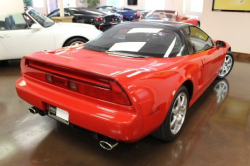 1992 Acura NSX in Formula Red over Black