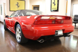 1992 Acura NSX in Formula Red over Black