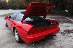 1992 Acura NSX in Formula Red over Black