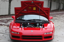 1992 Acura NSX in Formula Red over Black