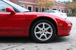 1992 Acura NSX in Formula Red over Black