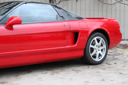 1992 Acura NSX in Formula Red over Black