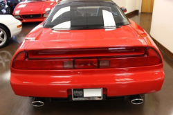 1992 Acura NSX in Formula Red over Black