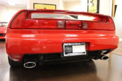 1992 Acura NSX in Formula Red over Black