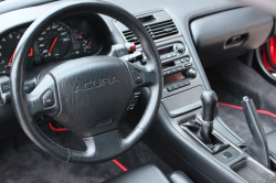 1992 Acura NSX in Formula Red over Black