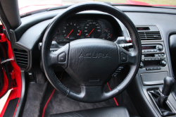 1992 Acura NSX in Formula Red over Black