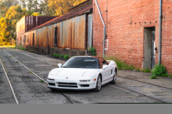 1992 Acura NSX in Grand Prix White over Black
