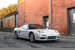 1992 Acura NSX in Grand Prix White over Black