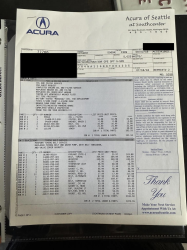1992 Acura NSX in Grand Prix White over Black