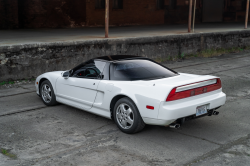 1992 Acura NSX in Grand Prix White over Black