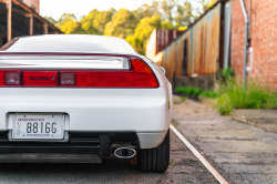 1992 Acura NSX in Grand Prix White over Black