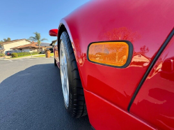 1991 Acura NSX in Formula Red over Ivory