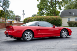 1991 Acura NSX in Formula Red over Black