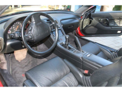 1991 Acura NSX in Formula Red over Black