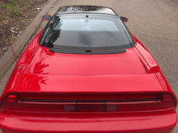 1991 Acura NSX in Formula Red over Black