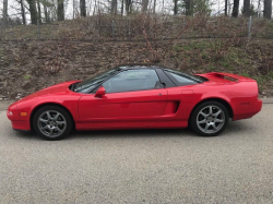 1991 Acura NSX in Formula Red over Black