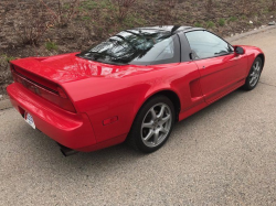 1991 Acura NSX in Formula Red over Black