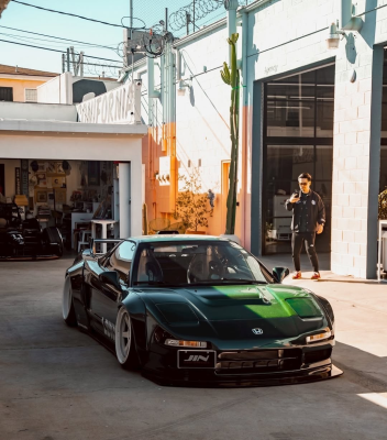 1991 Acura NSX in Green over Other