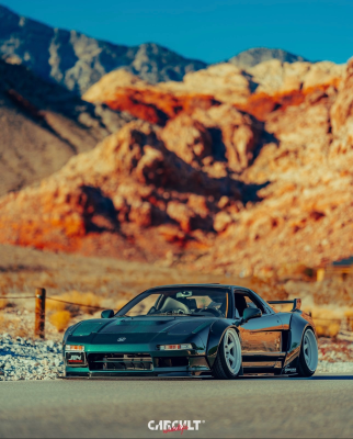 1991 Acura NSX in Green over Other