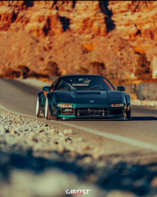 1991 Acura NSX in Green over Other