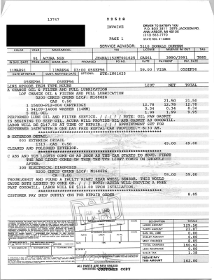 1991 Acura NSX in Berlina Black over Black