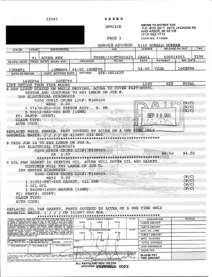 1991 Acura NSX in Berlina Black over Black