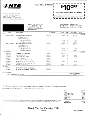 1991 Acura NSX in Berlina Black over Black
