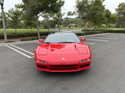 1991 Acura NSX in Formula Red over Black