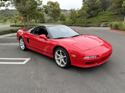 1991 Acura NSX in Formula Red over Black