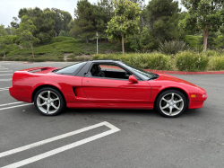 1991 Acura NSX in Formula Red over Black