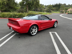 1991 Acura NSX in Formula Red over Black