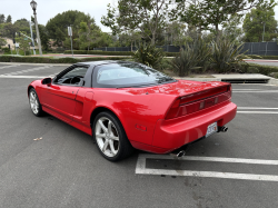 1991 Acura NSX in Formula Red over Black