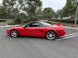 1991 Acura NSX in Formula Red over Black