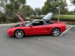 1991 Acura NSX in Formula Red over Black