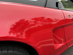 1991 Acura NSX in Formula Red over Black