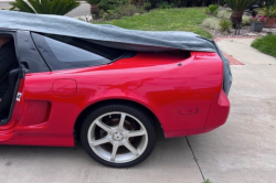 1991 Acura NSX in Formula Red over Black