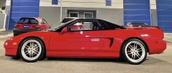 1991 Acura NSX in Formula Red over Black