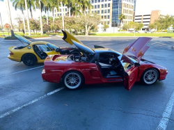 1991 Acura NSX in Formula Red over Black