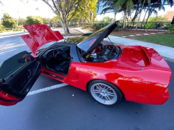 1991 Acura NSX in Formula Red over Black