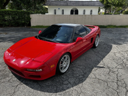 1991 Acura NSX in Formula Red over Black