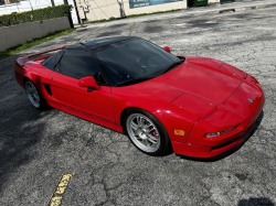 1991 Acura NSX in Formula Red over Black