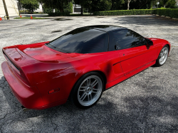 1991 Acura NSX in Formula Red over Black