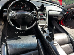 1991 Acura NSX in Formula Red over Black