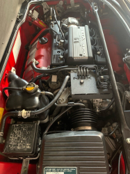 1991 Acura NSX in Formula Red over Black