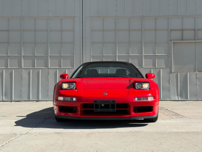 1991 Acura NSX in Formula Red over Black