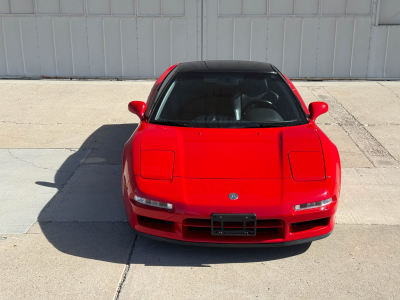 1991 Acura NSX in Formula Red over Black