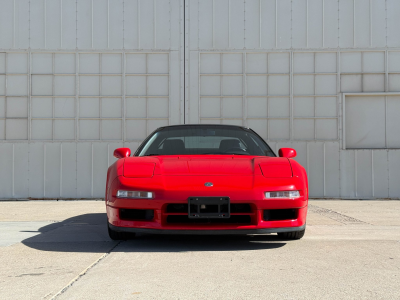 1991 Acura NSX in Formula Red over Black