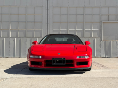 1991 Acura NSX in Formula Red over Black